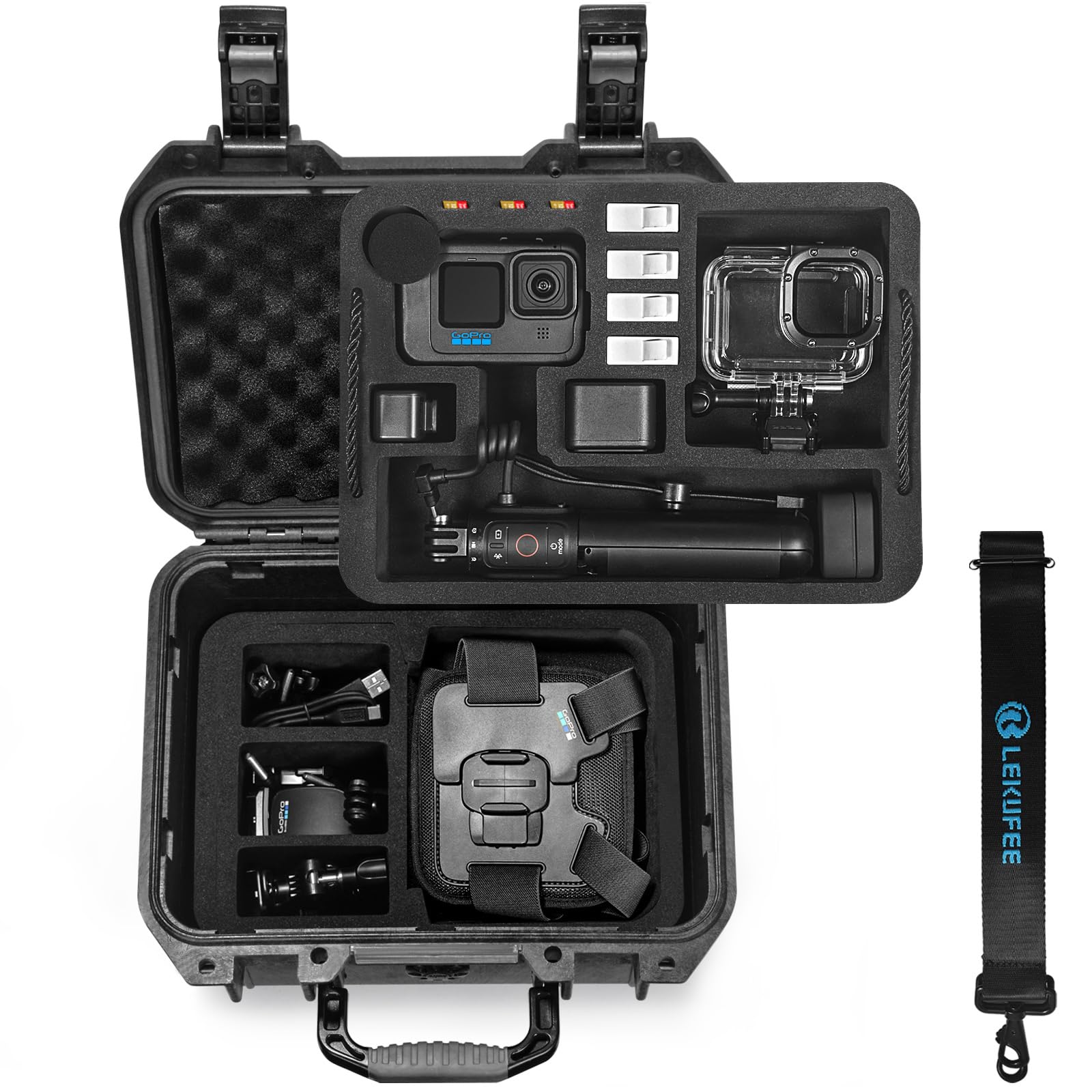 Amazon | Lekufee Gopro Hero 12 防水ハードケース - Gopro Hero 13